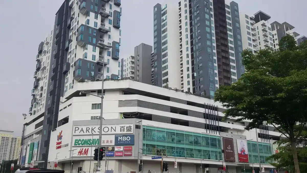 Danau Kota commercial streets