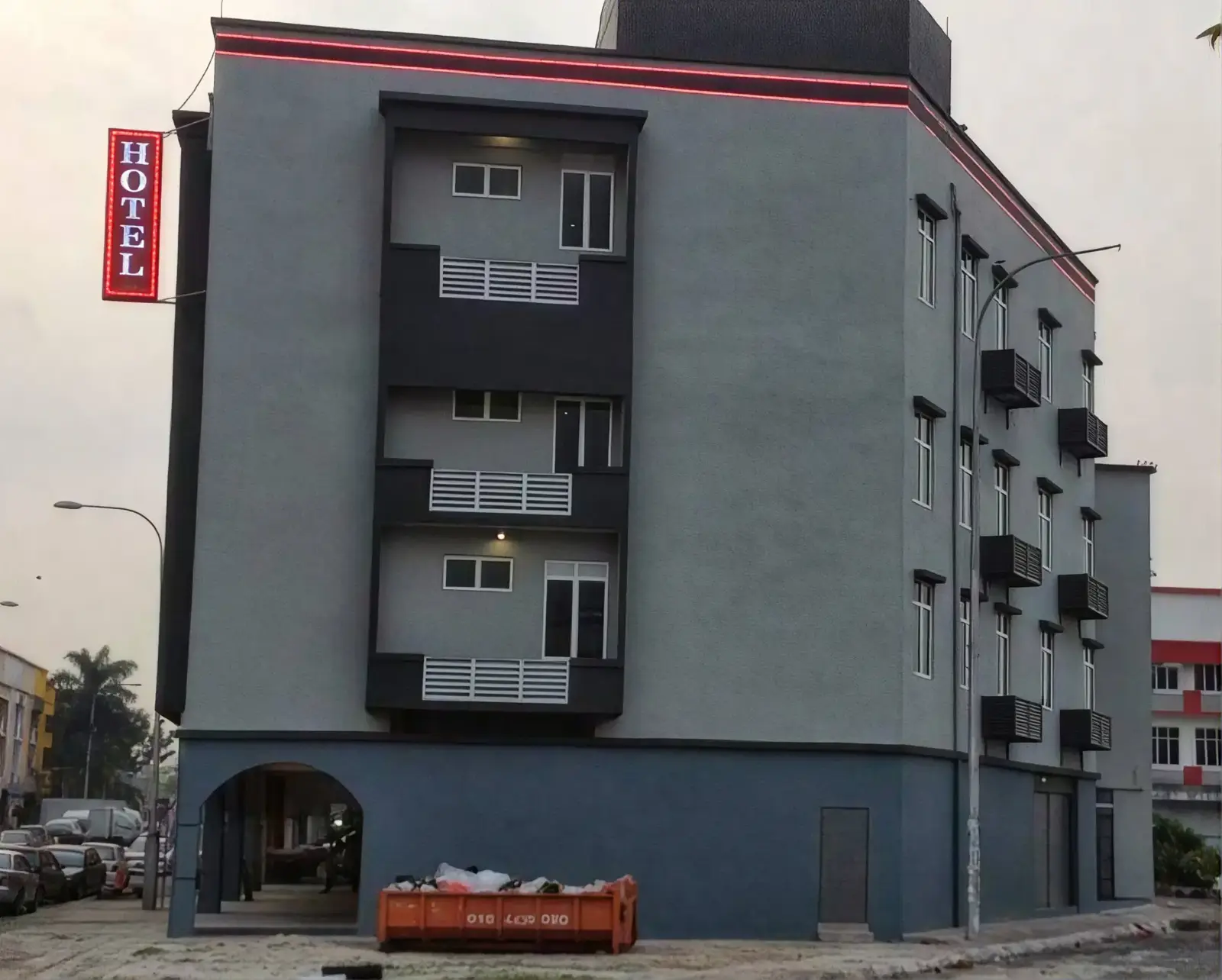 Hotel frontage in Danau Kota