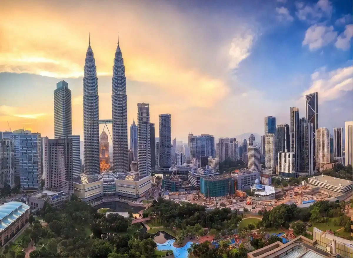 Central Kuala Lumpur skyline
